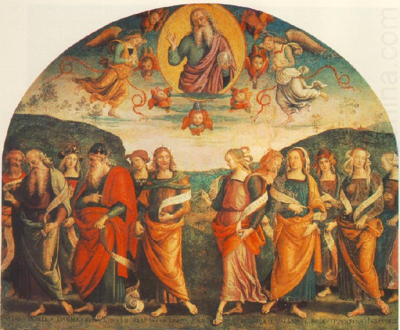 The Almighty with Prophets and Sybils, PERUGINO, Pietro
